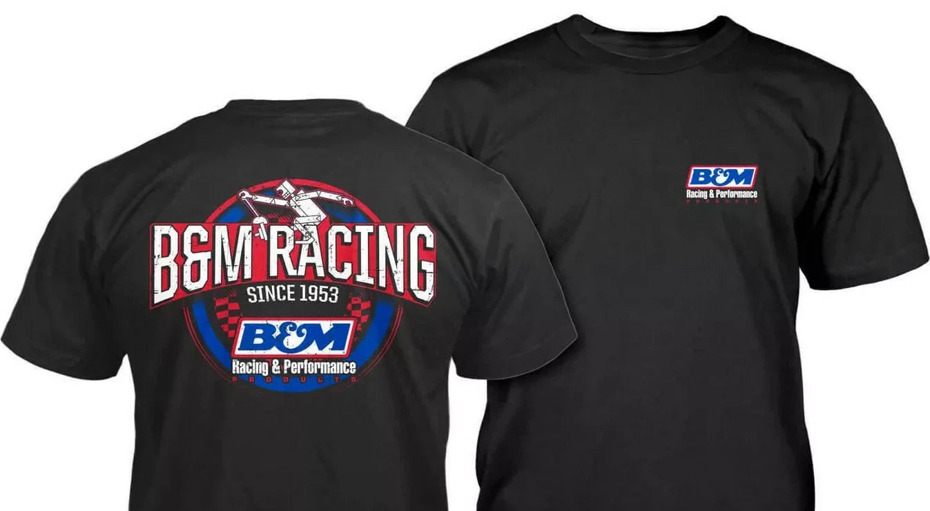 B&M Racing (654) Men's T-Shirts, Men's 100%Cotton. NHRA Drag Racing