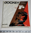 Vintage Mens Jockey V-neck T-shirt Size XL 46-48 White NIP Long Tail No Sag 1974