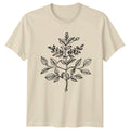 Botanical Leaf And Berry Vine T-Shirt Botanical Sketch Nature