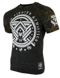 AMERICAN FIGHTER Men's T-shirt BRADDOCK Athletic CAMO Green