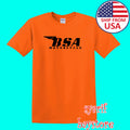 BSA Classic Motorcycle Men's Orange Size S to 5XL