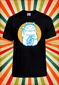 Lucky Cat Maneki Neko Japan Funny Men Women Unisex Baseball T Shirt Top 2900