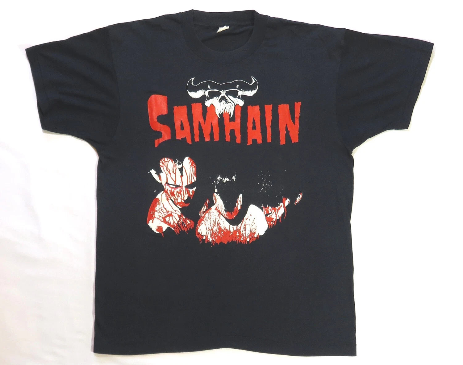Samhain Vintage T Shirt 1980's Glenn Danzig Misfits Punk Hardcore Thrash Skate