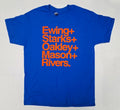 NYK 1994 Retro Names T Shirt, Patrick Ewing, John Starks, Oakley