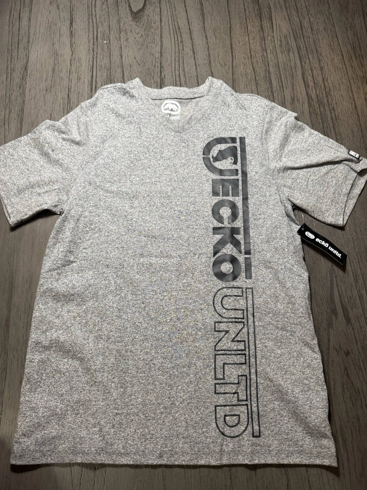 Ecko Unltd V-Neck Mens T-Shirt Grey Size S New Without Tags Unlimited Shirt Top