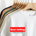 Men's T Shirts 100% Cotton Soft Plain Tee Shirt | Stock Clearance 🔥Best Offer🔥