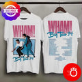 Wham Big Tour 84 White T-Shirt Double Sides