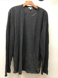 James Perse Clothing Men's Basic Classic Dark Gray L/S T-Shirt MLJ3351 NWD IR