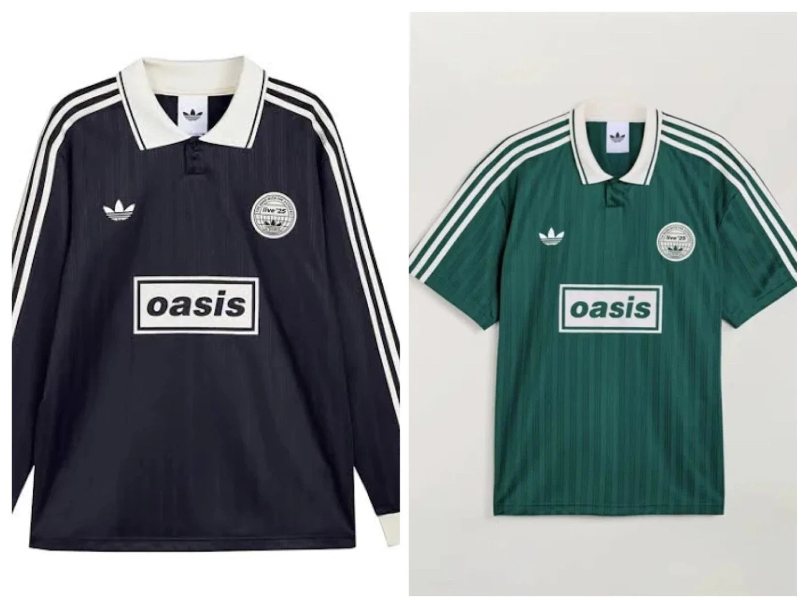 Oasis x Adidas Tour Jacquard Football Shirt / Jersey - DROP #2