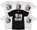 Funny Look Who's 50 Custom Face Shirt Personalised Photo Tee Gift for Dad & Mom