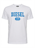 Diesel - Mens Slim Fit Crew Round Neck Organic Logo T-Shirt - T-DIEGOR-K46