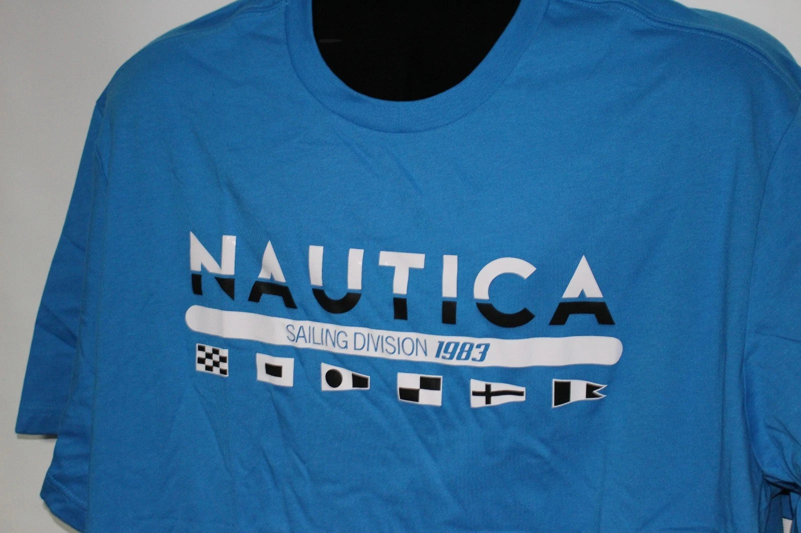 NAUTICA MEN'S S/S BLUE GRAPHIC T-SHIRT SZ: 3XL 3X XXXL NWT