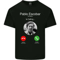 Pablo Escobar El Patron Is Calling Mens Cotton T-Shirt Tee Top