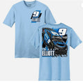 Hot!! Chase Elliott 2026 Amazon Prime Light Blue 2-Spot T-Shirt