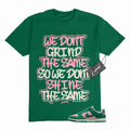 Dunk Low Pink Malachite Medium Soft Green Sail T Shirt to Match GRIND