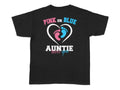Pink or Blue Auntie Loves You T-Shirt Gender Reveal Unisex T-Shirt Cute Baby Top