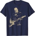 Winston Churchill Playing Electric Guitar Rocker Humor Unisex T-Shirt