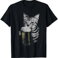 Cat Beer Y2k Vintage 90s Shirt, Funny Cats Meme T-shirt