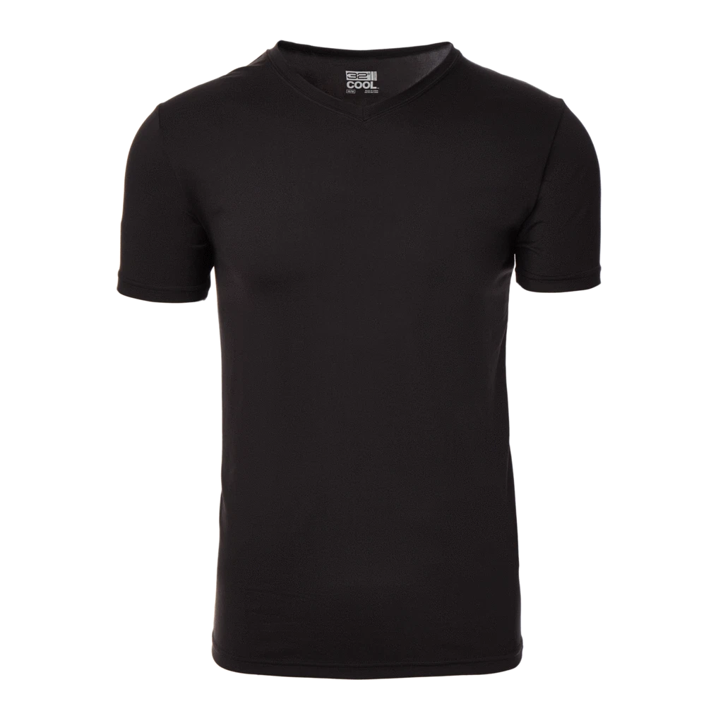 Men's 32 Degrees Cool S/S Quick Dry V-Neck T-Shirt, SZ S,M,XXL, 4 Colors