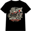 Vintage Motorcycle Racing Biker T Shirt Retro Motorbike Rider Graphic Tee