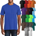 Mens Ring Spun T-Shirt Soft Comfortable Ring Spun Tee S-XL 2X, 3X, 4X, 5X 6X NEW