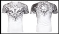 XTREME COUTURE by AFFLICTION White LEGENDARY Short Sleeve Slim Fit T-shirt NWT