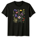 Watercolor Wildflowers Flowers Nature Mens T Shirt Womens Tee Graphic Unisex Top