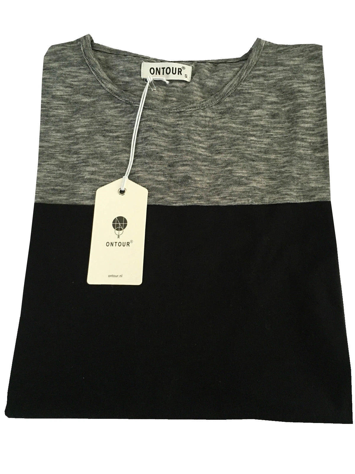 Men's Short Sleeve ONTOUR T-Shirt 100% Cotton Slim Fit