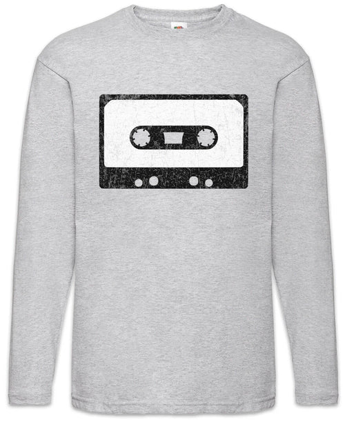 Cassette Tape I Long Sleeve T-Shirt Music Teacher Punk Drummer Singer DJ MC