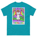Temperance Tarot Card Rainbow Cat Psychedelic Unisex classic tee
