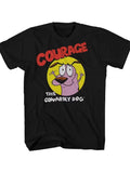 Men'S Vintage Courage the Cowardly Dog Graphic T-Shirt - Soft Casual Fit Short S