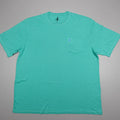 johnnie-O Men's Blue Hawaiian Graphic Pocket Crew Neck T-Shirt Seaglass Soft