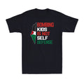 Bombing Kids Is Not Self Defense Palestine Flag Vintage Men's T-Shirt