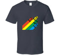 Super Sprint Arcade Game Charcol Grey T-Shirt