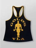 Gold’s Gym Tank Top Bodybuilding Fitness Sleeveless Shirt Muscle Workout Tee