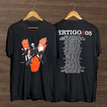 U2 Vertigo Tour 2005 T-Shirt, Vintage U2 Rock Band Double Sided T-Shirt Gifts