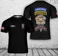 Custom Name US Army 75th Ranger Regiment Airborne Ranger 3D T-Shirt