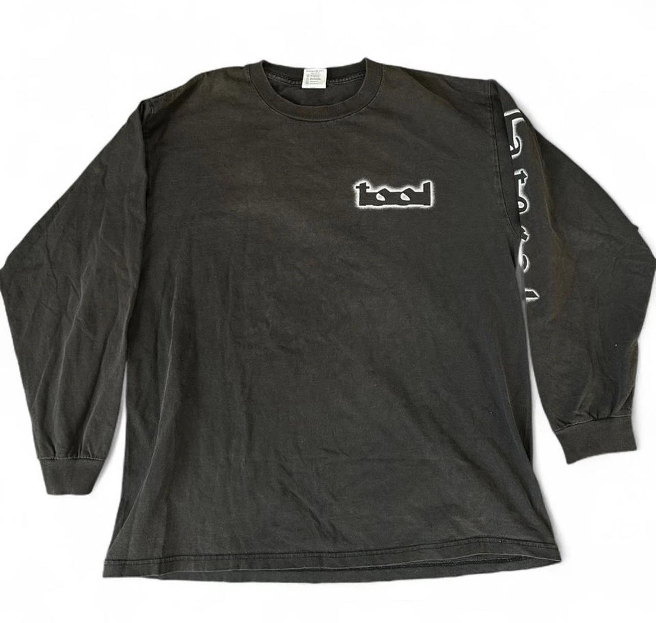 Vintage TOOL 2001 Lateralus Adult L Long Sleeve T-Shirt Band Tee Y2K - Black
