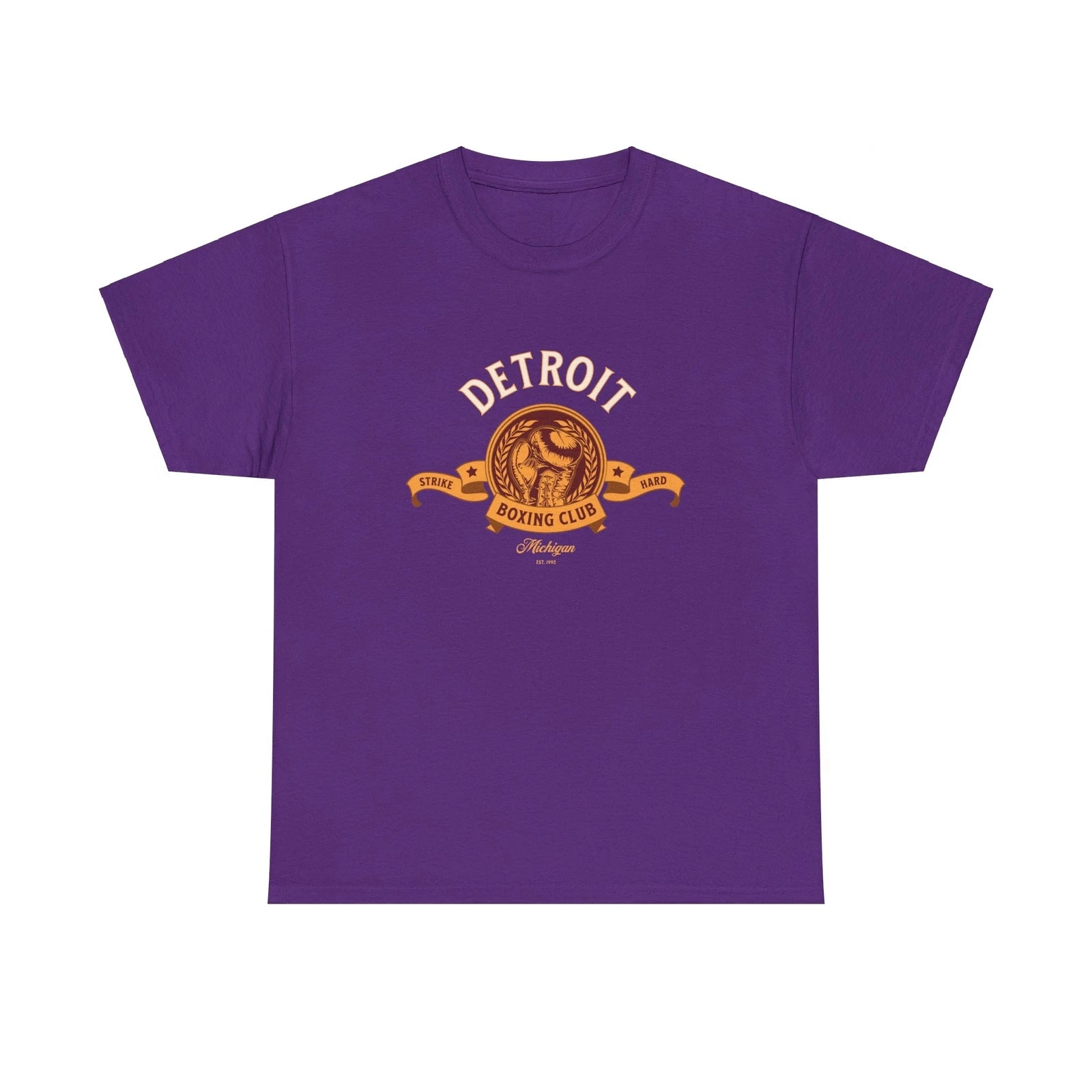 Detroit Michigan Boxing Club: Unisex Heavy Cotton T-Shirt