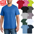 Mens Blended 60/40 Cotton/Poly CVC Tee Soft T-Shirt S-XL, 2XL, 3XL, 4XL NEW!