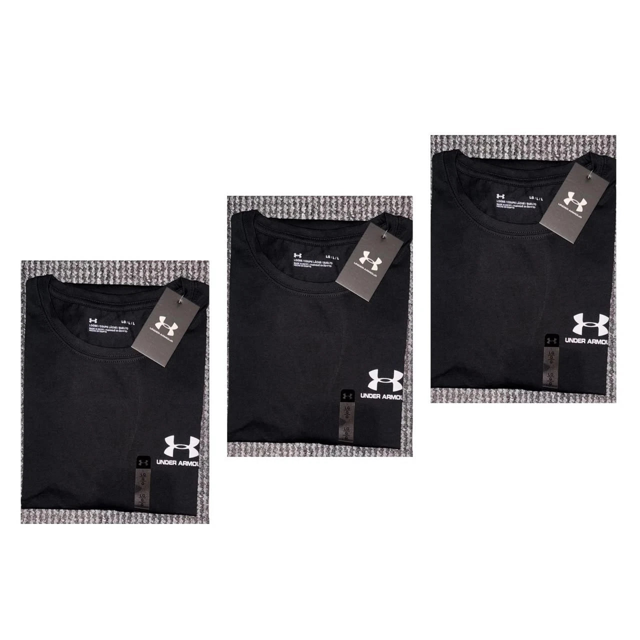PACK of 1,2,3 Under Armour Trainer UA Mens Cotton Short sleeve Crew Neck T Shirt