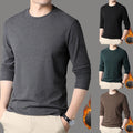 Mens Thermal Long Sleeve T Shirt Crew Neck Pullover for Slim Fit Streetwear Tops