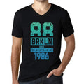 Men's Graphic T-Shirt V Neck Brkln Since 1986 38th Birthday Anniversary 38 Year