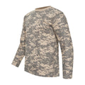 Army T Shirts Long Sleeve Top Light US Combat Military Style ACU Digital Camo