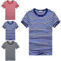 Vacation T-shirts Durable Summer Casual Slight Stretch Slim Fit Sports