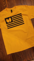 New Wu tang flag graphic t shirt, rap 90s concert shirt,