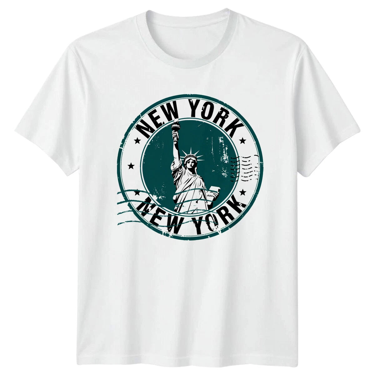 New York Statue of Liberty Landmarks Mens T-Shirt Womens Tee