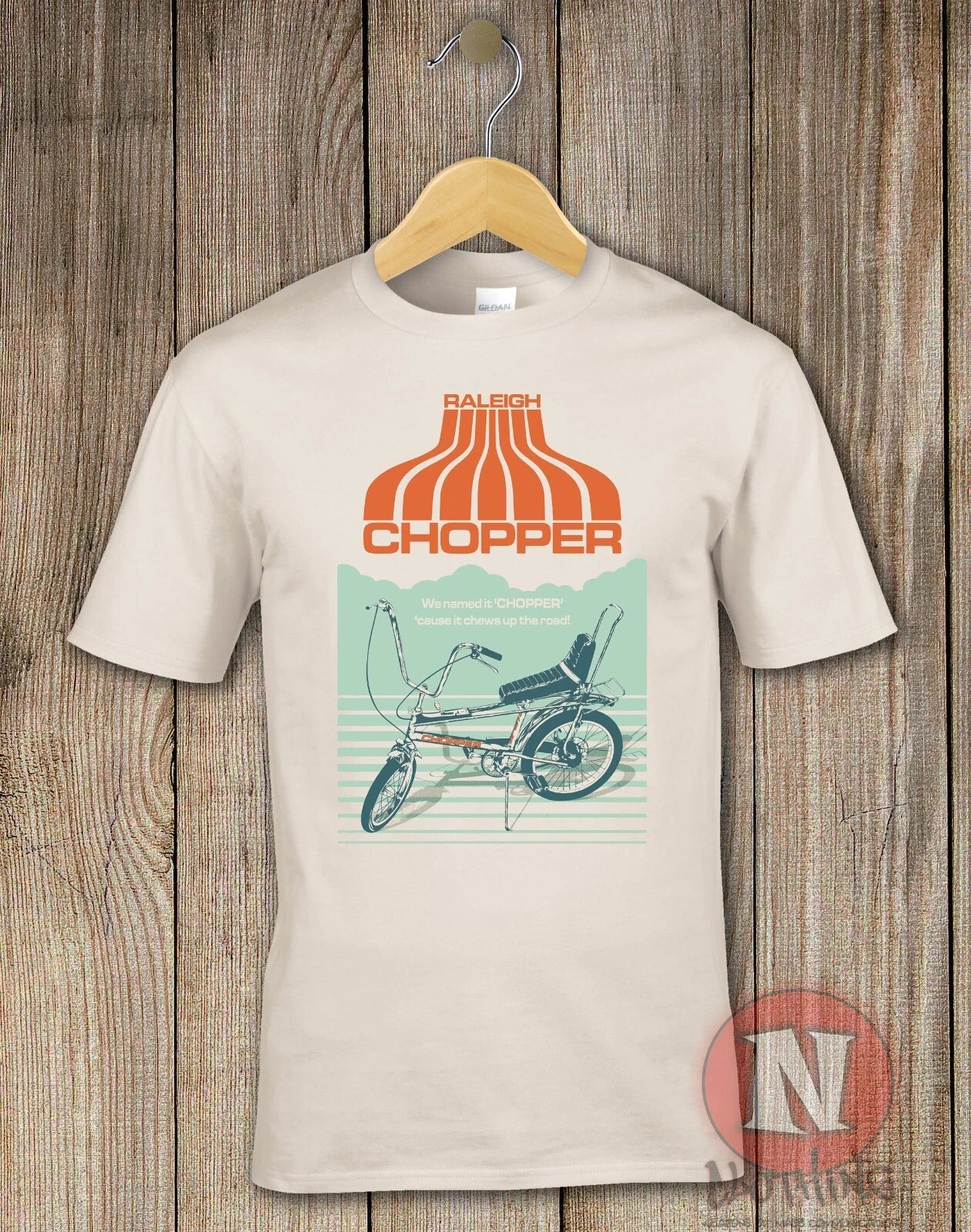 Raleigh Chopper bicycle t-shirt tee tshirt classic old bike Seventies cycling