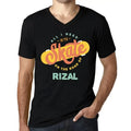 Men's Graphic T-Shirt V Neck All I Need Is To Skate On The Road Of Rizal