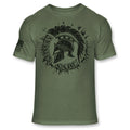 American Spartan Warrior T-Shirt Patriotic Molon Labe Soft Blend Shirt  A198